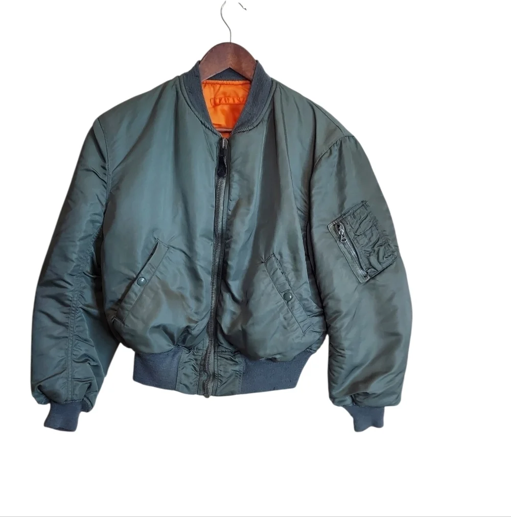 Vintage 60's USAF Type MA-1 Flight Bomber Jacket Alpha Industries